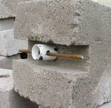 Betonová patka k ochrannému tyčovému znaku